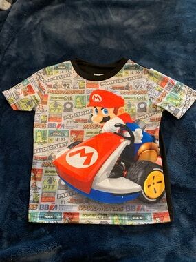 Mario Kart Shirt Kids Size Small 6/7